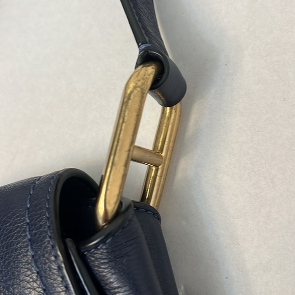 MARC JACOBS BLUE LEATHER CROSSBODY SADDLE BAG - Picture 16 of 16